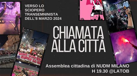 28 02 Verso l 8M2024 chiamata alla città Assemblea cittadina di