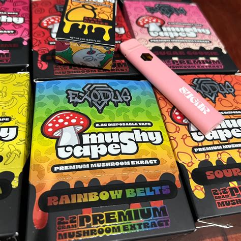 Exodus Mushy Vapes Amanita Multiplex Disposable Vape 2 2g Trend Low