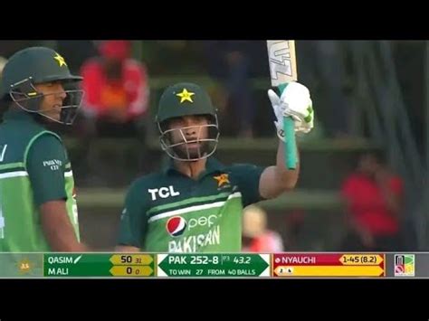 Qasim Akram 57 40 Vs Zimbabwe A 3rd ODI 2023 Highlights YouTube