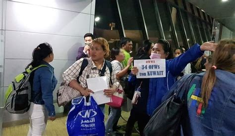 Ofws Mula Kuwait Nakauwi Na Sa Bansa Radyo Pilipinas