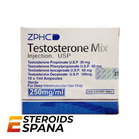 Sustanon ZPHC Testosterone Mix 250 mg ml 1 ampolla Esteroides España