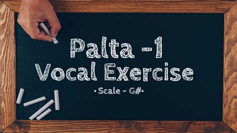 Palta Scale G Vocal Exercises For Beginners Youtube