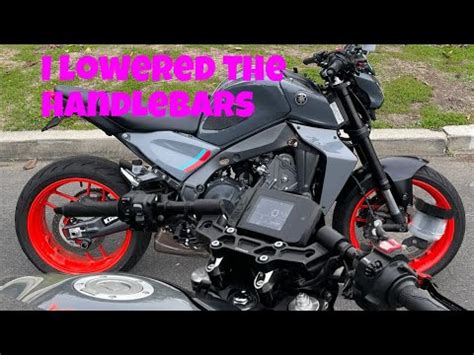 Installing Lower Bars Shorty Levers On My Mt09 21 YouTube