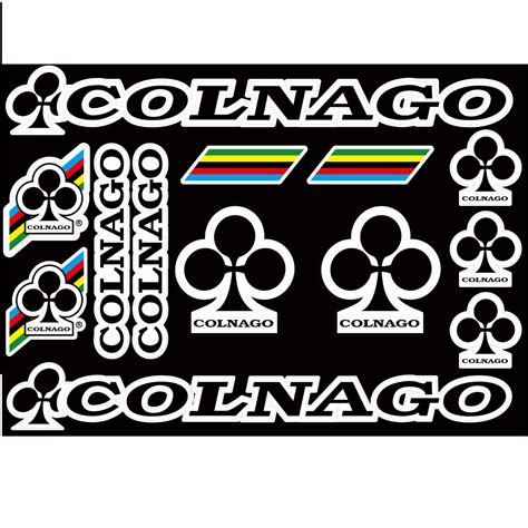 Colnago Stickers Cycling Logo Bicycle Bike Frame Decals Adhesive Graphic Set Vinyl - Cycle Decal