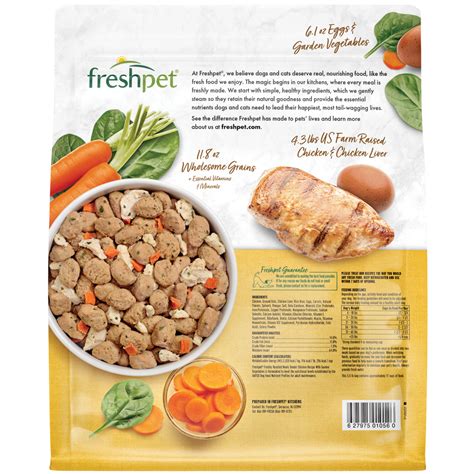 Freshpet Dog Food Freshly Roasted Meals Tender Chicken Recipe Ingredients