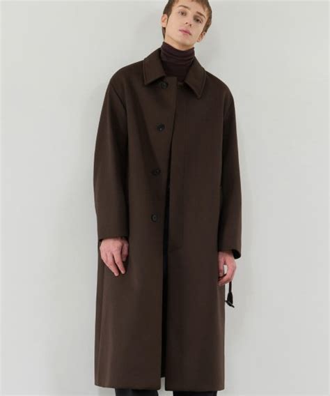 Musinsa Drawfit Premier Pure Cashmere Balmacan Coat Dark Brown