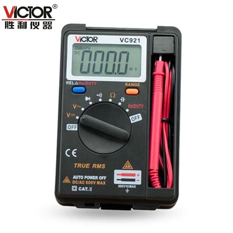 VICTOR VC921 Mini Digital Multimeter DMM Integrierte Personal DC AC