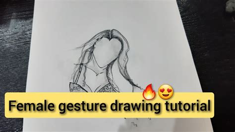 Improve Your Drawingfemale Gesture Drawing Tutorial Youtube