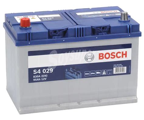 Bosch Bater A De Coche Ah Arranque A V L Cm A Cm