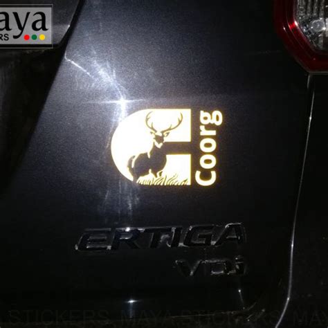 Coorg Wildlife Society Decal In Custom Colors And Sizes