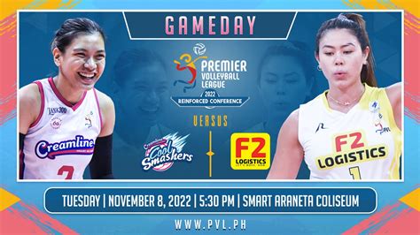 Game November Creamline Cool Smahers Vs F Logistics