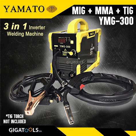 Yamato Ymg Digital Inverter Gasless Mig Mma Tig In Welding