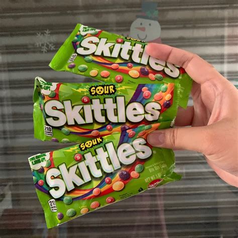 Skittles Sour, Food & Drinks, Packaged & Instant Food on Carousell