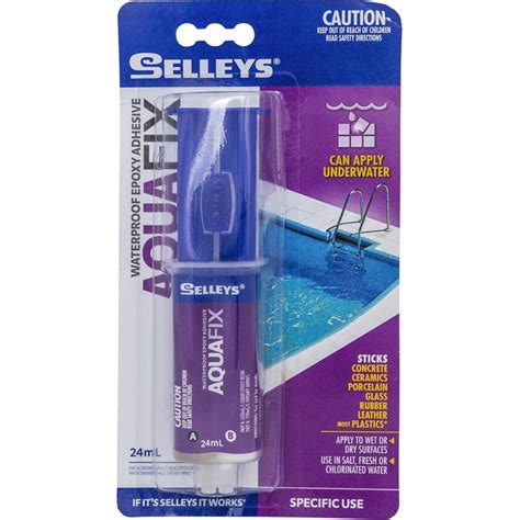 Selleys 24ml Aqua Fix Waterproof Epoxy Adhesive Bunnings Warehouse