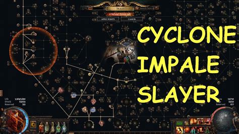 PoE Cyclone Impale Slayer 3 21 Build Guide YouTube