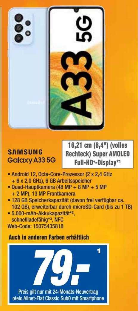 Samsung Galaxy A G Angebot Bei Hem Expert Prospekte De