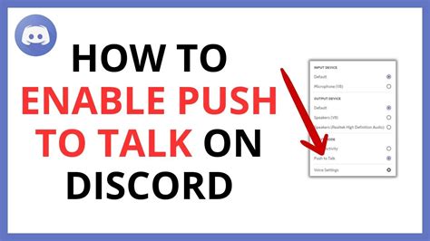 How To Enable Push To Talk On Discord YouTube