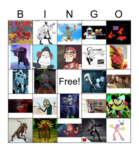 Hallows Brainrot Bingo Card