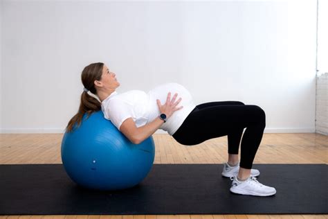 6 Pregnancy Ball Exercises (Prep for Labor) | Nourish Move Love