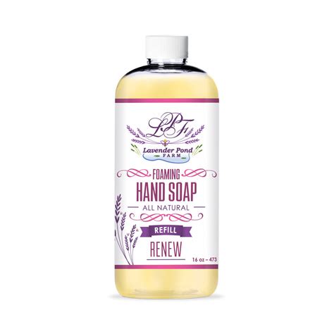 Lavender Foaming Hand Soap Lavender Pond Farm