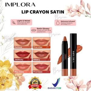 Jual Implora Lip Crayon Satin Implora Lipstick Crayon Bpom Original