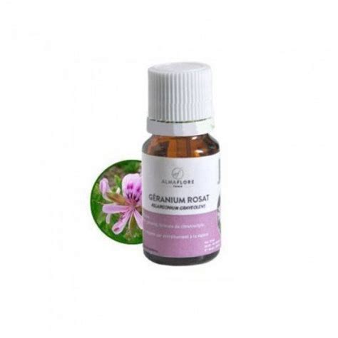 ALMAFLORE Huile Essentielle de géranium rosat 10ML Nature tn