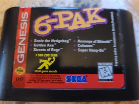 6 Pak Prices Sega Genesis Compare Loose Cib And New Prices