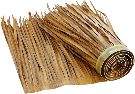 Straw Roof Thatch Mexican Style Artificial Palm Thatch Rolls Tiki Bar