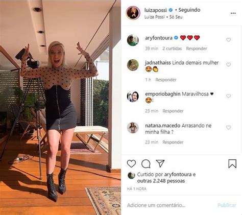 Luiza Possi recebe elogios de fãs ao surgir dançando sua música