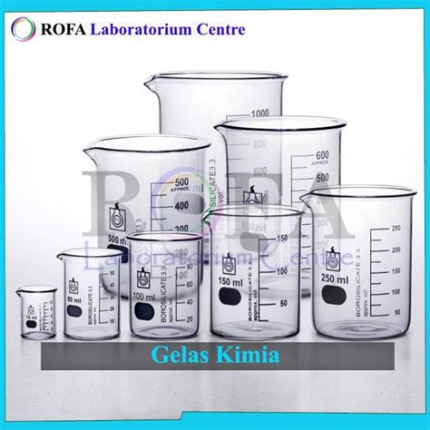 Jual Gelas Kimia Beaker Glass Ml Shopee Indonesia