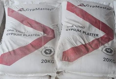 White Gypmaster Gypsum Powder Grade A Grade Packaging Size Kg At