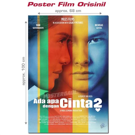 Jual Poster Film Ada Apa Dengan Cinta Original Indonesian One Sheet