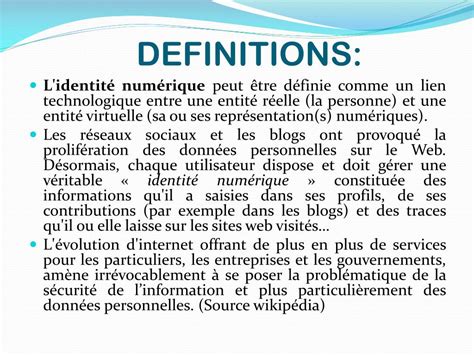 PPT IDENTITE NUMERIQUE ET ENSEIGNEMENT PowerPoint Presentation Free