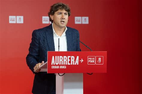 PSE EUSKADI Berriak Eneko Andueza Alderdi Sozialistak Euskadin