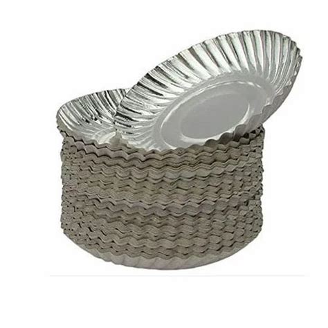 10 Inch Disposable Silver Paper Plate At Rs 3 Piece Pune ID