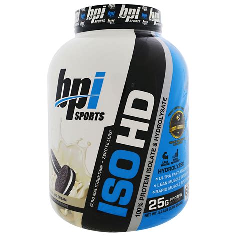 Bpi Sports Iso Hd Whey Protein Isolate Hydrolysate Cookies