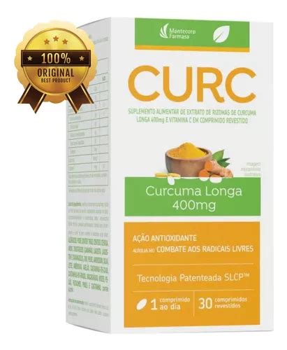 Curc Curcuma Longa Mg Comprimidos Mantecorp Vitamina C