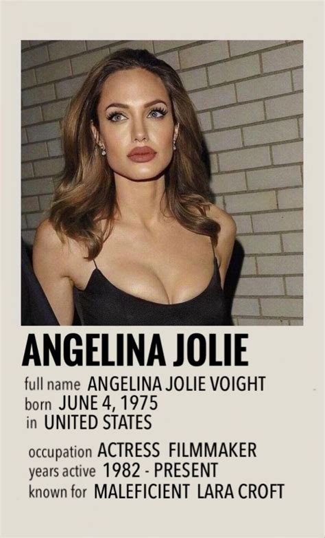 Angelina Jolie By Manon Angelina Jolie Celebrity Prints Film