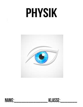 Physik Optik Deckblatt Deckbl Tter Physik Ausdrucken