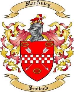 MacAulay Family Crest – Heraldic Jewelry