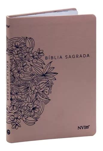 Bíblia Sagrada Nvi Slim Luxo Nude Capa Luxo MercadoLivre