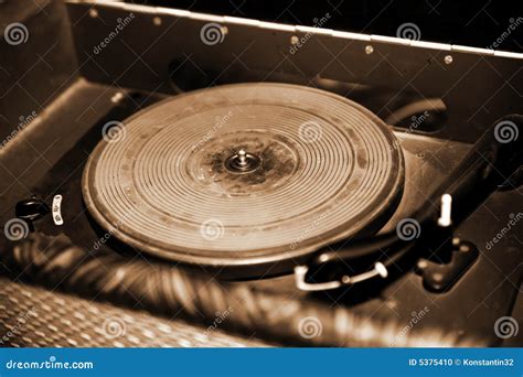 Old Vinyl player stock photo. Image of music, player, gramophone - 5375410