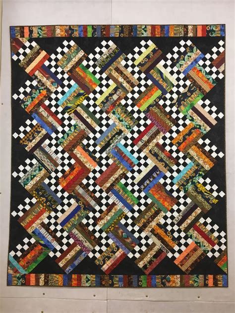 Batik Split Rail Fence Quilt Freemotion By The River Artofit