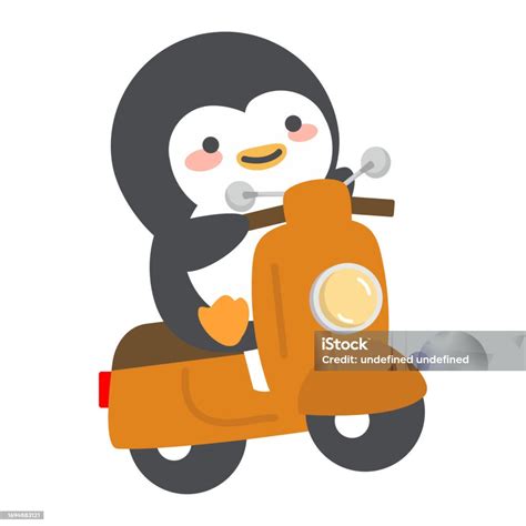 Kartun Skuter Penguin Lucu Ilustrasi Stok - Unduh Gambar Sekarang - Belanja - Jual beli, Burung ...