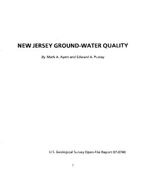 Fillable Online Pubs Usgs Landscape Patterns And Water Quality