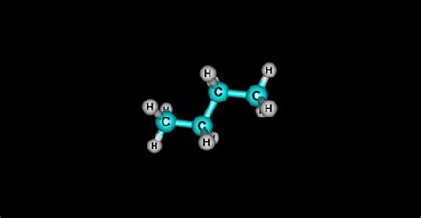 Isobutane molecular structure isolated on black — Stock Photo © olla ...