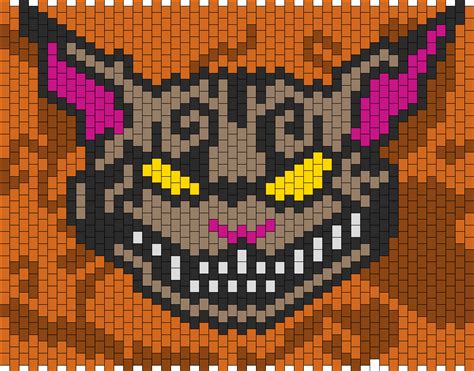 Alice In Wonderland Madness Video Game Cheshire Cat Bead Pattern