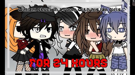 William Stuck In A Room With His Fangirls For 24 Hours Gacha Life Aremax Gacha Youtube