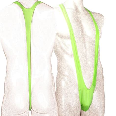 K Mens Stretch Suspender Sexy Borat Mankini Costume Colors Ebay