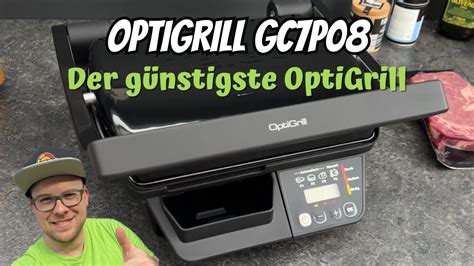 Tefal OptiGrill GC7P08 Kurze Vorstellung Steak Grillen YouTube